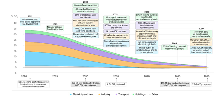 Figure 1: International Energy Agency Net Zero by 2050